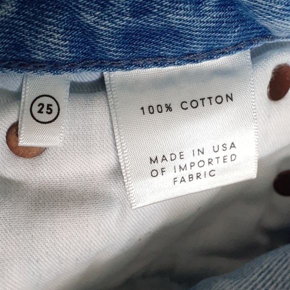 GRLFRND Girlfriend Cindy High-Rise Denim Shorts Size 25 - Picture 10 of 15